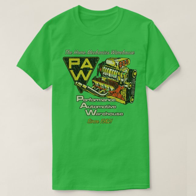 Camiseta Performance Automotive Warehouse 1982 (Frente do Design)