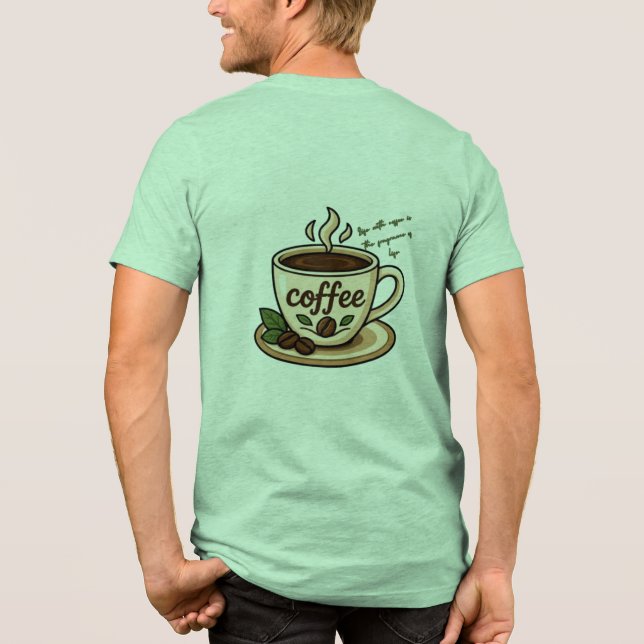 Camiseta Perfume de café (Verso)