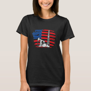 Camiseta Perfuração Rig América I Produto Petrolífero Rig