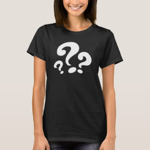 CAMISETA PERGUNTA ESCRITA