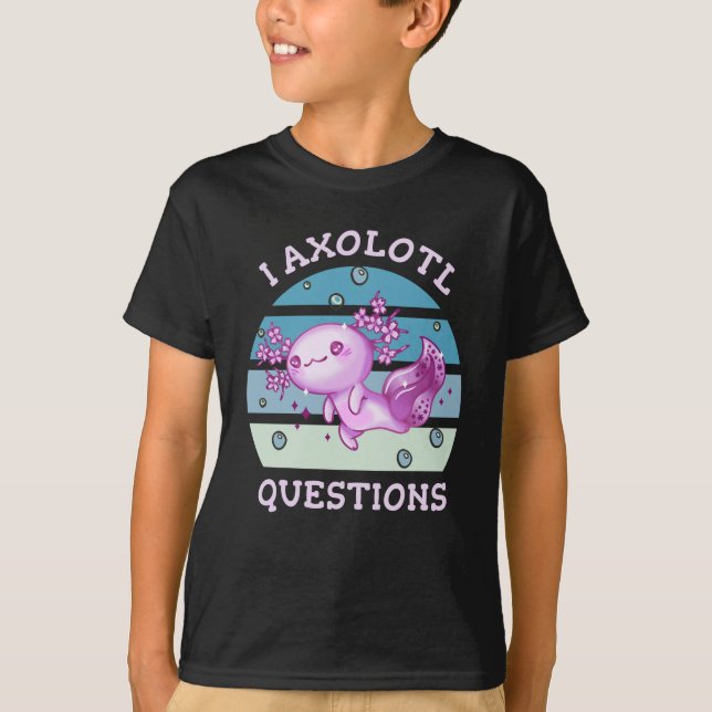 Camiseta Perguntas axolotais (Frente)