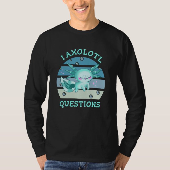 Camiseta Perguntas axolotais (Frente)