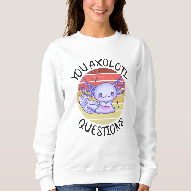 Camiseta Perguntas axolotl (Frente)