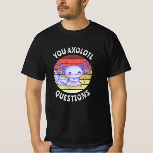 Camiseta Perguntas axolotl