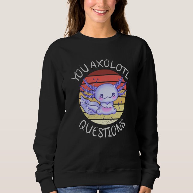 Camiseta Perguntas axolotl (Frente)