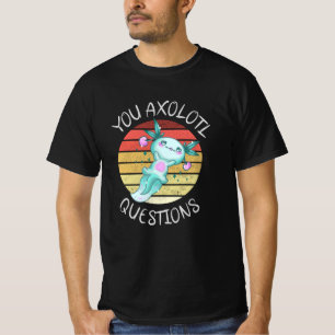Camiseta Perguntas axolotl