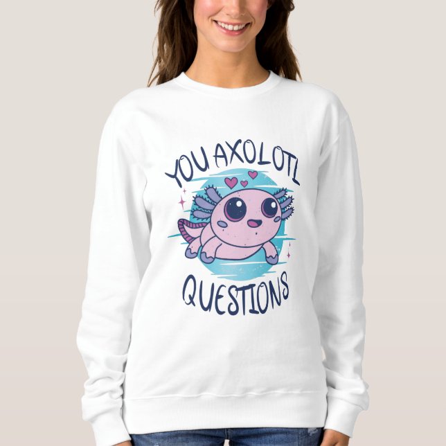 Camiseta Perguntas axolotl (Frente)