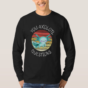 Camiseta Perguntas axolotl