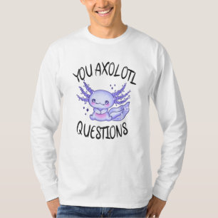 Camiseta Perguntas axolotl