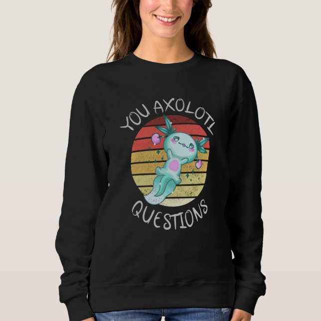 Camiseta Perguntas axolotl (Frente)