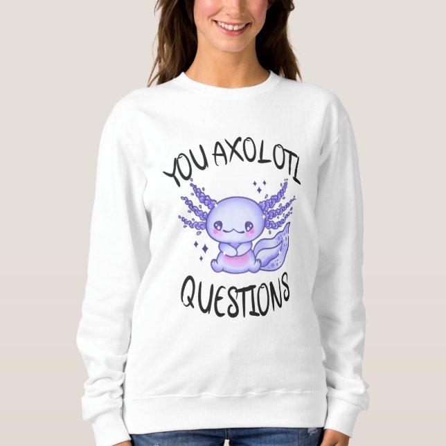 Camiseta Perguntas axolotl (Frente)