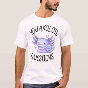 Camiseta Perguntas axolotl