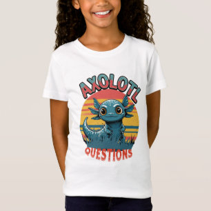 Camiseta "PERGUNTAS AXOLOTL - Víblias de Grafite de Retro"
