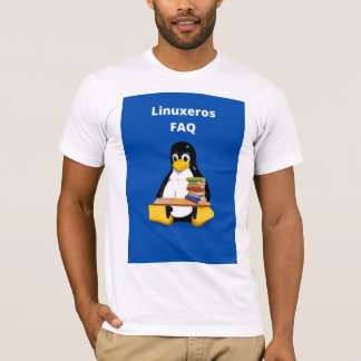 Camiseta Perguntas frequentes sobre Linuxeros