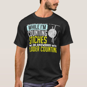 Camiseta Perguntas sobre costura feitas enquanto eu contava