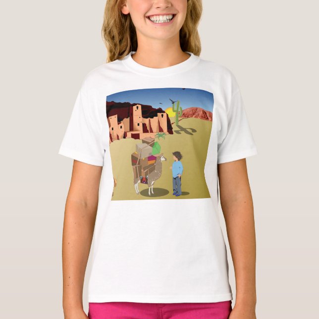 Camiseta Perguntas sobre Llama (Frente)