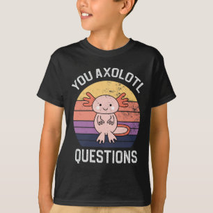 Camiseta Perguntas sobre o Axolotl