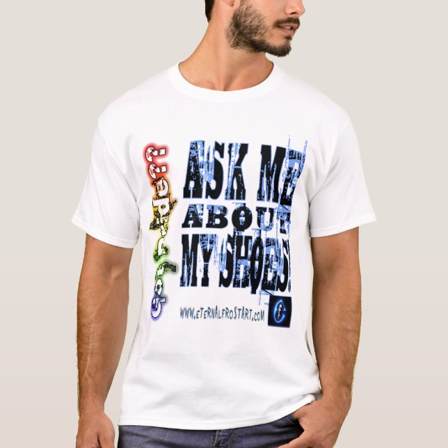 CAMISETA PERGUNTE-ME APROXIMADAMENTE (Frente)