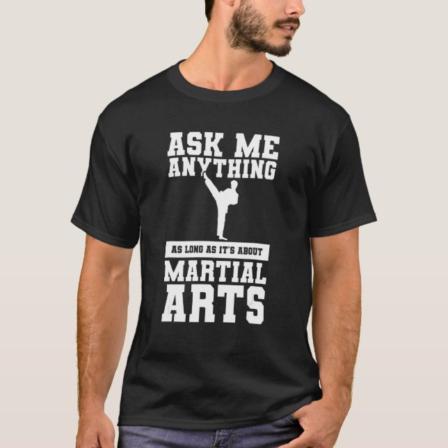 Camiseta Pergunte-me qualquer coisa, contanto que seja sobr (Frente)