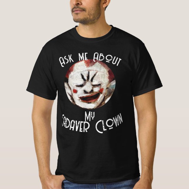 Camiseta Pergunte-me sobre a comida do jantar da festa do p (Frente)
