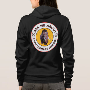 Camiseta Pergunte-me sobre Biologia Evolutiva Mamute Lanudo