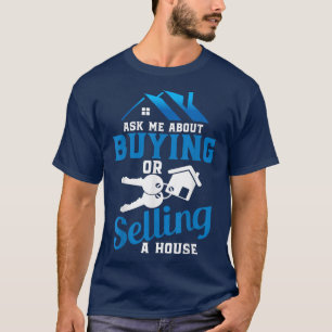 Camiseta Pergunte-me sobre Comprar ou Vender uma Casa Imobi