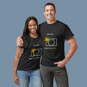 Camiseta Pergunte-Me Sobre Meu Trabalho