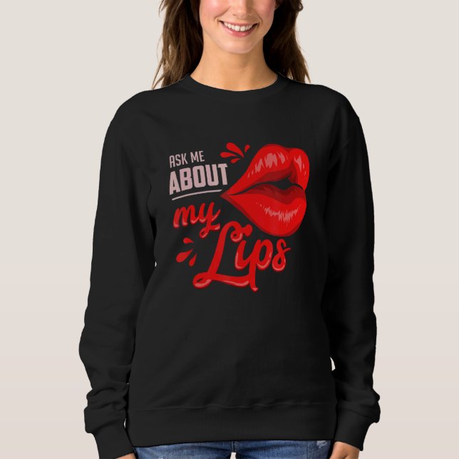 Camiseta Pergunte-me sobre meus Lábios (Frente)