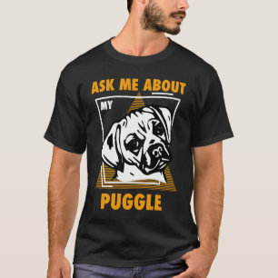 Camiseta Pergunte-me Sobre Meus Puggles