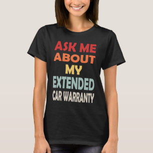 Camiseta Pergunte-me sobre minha cor retrorativa de garanti