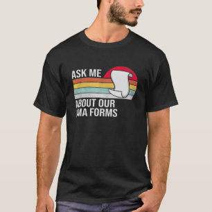 Camiseta Pergunte-Me Sobre Nossa Ama Forma Enfermeira Engra