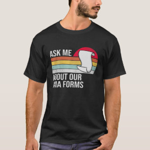 Camiseta Pergunte-Me Sobre Nossa Ama Forma Enfermeira Engra