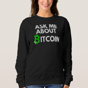 Camiseta Pergunte-Me Sobre O Blockchain Btc Crypto Bitcoi