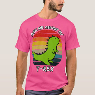 Camiseta Pergunte-Me Sobre O Meu Dispositivo De Retro Trex