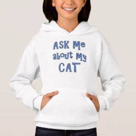 Camiseta Pergunte-me sobre o meu gato