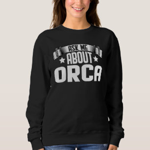 Camiseta Pergunte-Me Sobre Orca Orca Animal