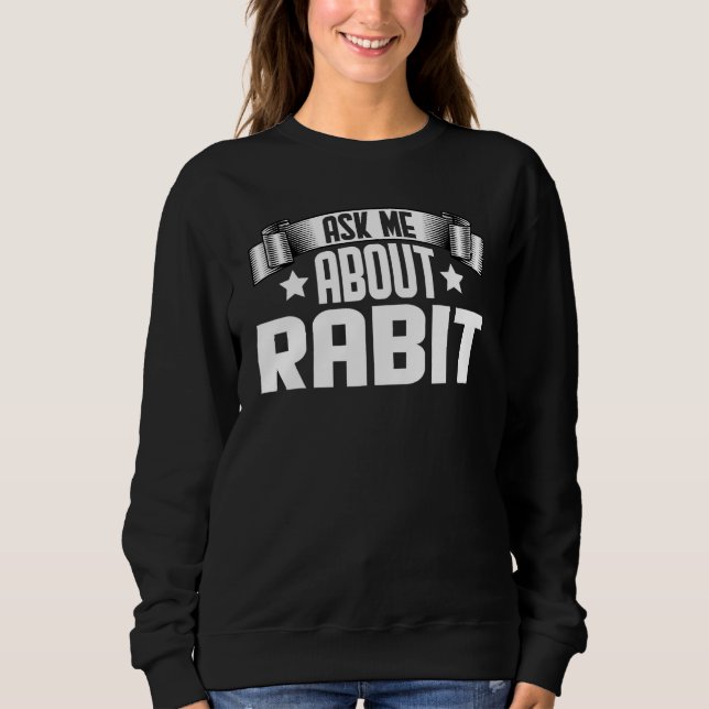 Camiseta Pergunte-me Sobre Rabit  Rabit (Frente)