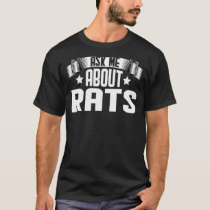 Camiseta Pergunte-Me Sobre Ratos Roedores