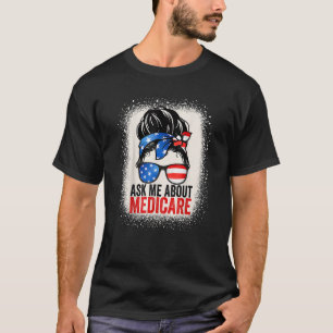 Camiseta Pergunte-Me Sobre Vendas do Agente de Seguro Medic