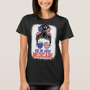 Camiseta Pergunte-Me Sobre Vendas do Agente de Seguro Medic