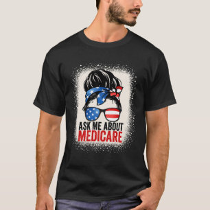 Camiseta Pergunte-Me Sobre Vendas do Agente de Seguro Medic