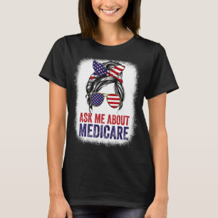 Camiseta Pergunte-Me Sobre Vendas do Agente de Seguro Medic