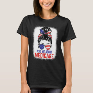 Camiseta Pergunte-Me Sobre Vendas do Agente de Seguro Medic