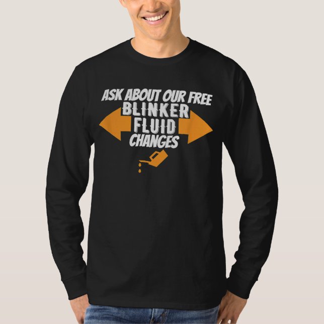 Camiseta Pergunte sobre nosso Fluido de Clinker Livre Muda  (Frente)