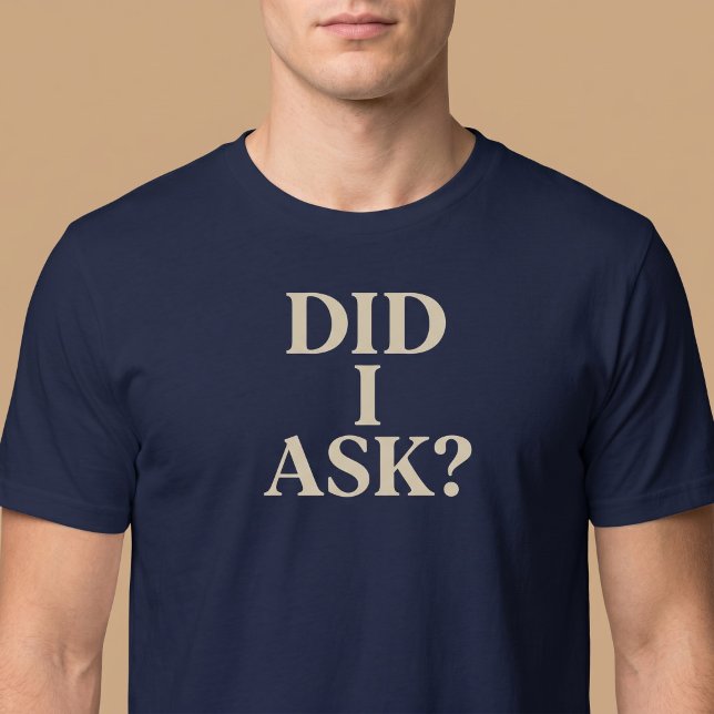 Camiseta Perguntei? (Criador carregado)