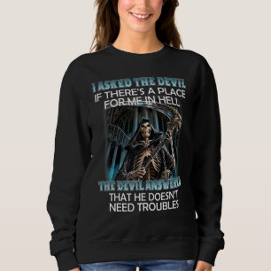 Camiseta Perguntei Ao Diabo Se Há Um Lugar Para Mim