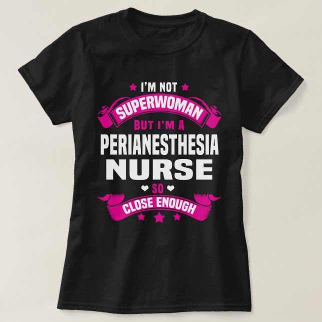 Camiseta Perianestesia Enfermeira (Frente do Design)