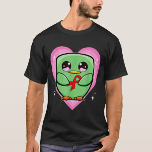 Camiseta Periquito Com Fita Mês de Conscientização sobre Do