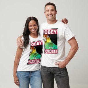 Camiseta periquito da Carolina Engraçado- Arte de Pássaro