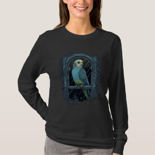 Camiseta Periquito Periquito Papagaio Ave Observação de Ave